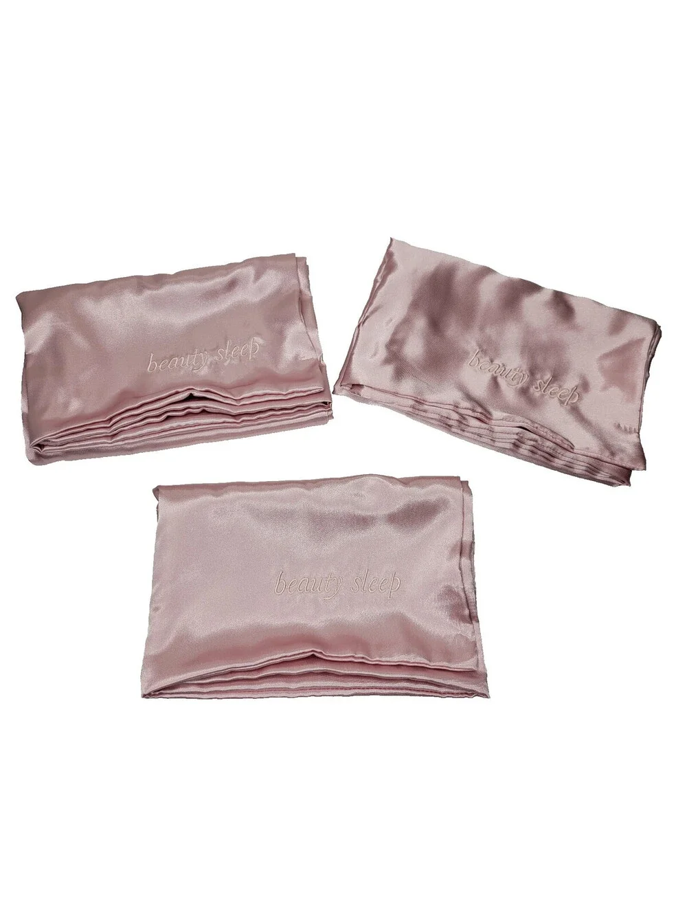 3 Pack Silky Pillow Covers 